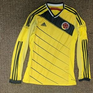 Adidas Colombia Soccer/ futbol LS jersey